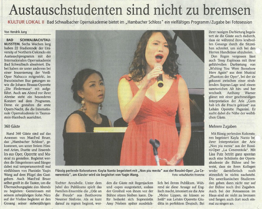 Bericht zur „Nacht der Oper“